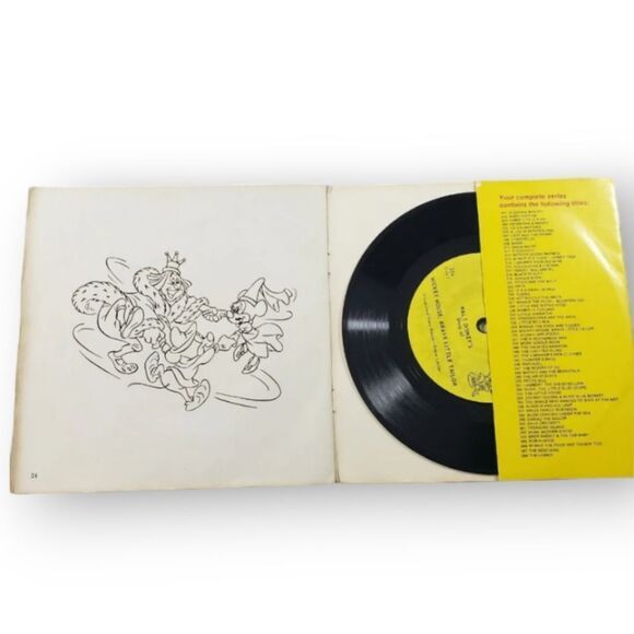 A Disneyland Record And Book Walt Disney's Story Of Mickey Mouse, Brave Little - Picture 3 of 6